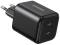 Миниатюра Ugreen X526 2xUSB-C PD45W GaN black 65058, фото 2