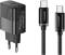 Миниатюра ESSAGER USB-C PD20W + cable USB-C to USB-C 60W black E20JSB1-SYTT1-T, фото 1