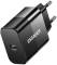 Миниатюра ESSAGER USB-C PD20W + cable USB-C to USB-C 60W black E20JSB1-SYTT1-T, фото 4