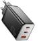 Миниатюра ESSAGER 2xUSB-C + 1xUSB PD67W QC4.0 FCP GaN black ECT67W-LJB01-Z, фото 1