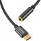 Миниатюра Baseus USB-C M to 3.5mm F 0.1m black CATL54-01, фото 2