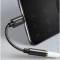 Миниатюра Baseus USB-C M to 3.5mm F 0.1m black CATL54-01, фото 6