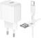 Миниатюра BOROFONE 1xUSB QC3.0 18W + cable UAB-A to USB-C BAS42A whit 6941991113802, фото 3