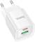 Миниатюра HOCO C147A Charm 1xUSB-C PD20W + 1xUSB QC3.0 White 6942007630276, фото 2