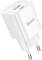 Миниатюра HOCO C147A Charm 1xUSB-C PD20W + 1xUSB QC3.0 White 6942007630276, фото 4