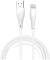 Миниатюра Wuw USB 2.0 AM to Lightning 1.0m 2.4A X196 white 6972573335596, фото 1