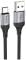 Миниатюра HOCO USB 2.0 AM to USB-C 1.0m 3A nylon X102 black 6942007608770, фото 1
