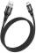 Миниатюра HOCO USB 2.0 AM to Micro 5P 1.0m 2.4A nylon X50 black 6931474734211, фото 1