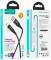 Миниатюра HOCO USB 2.0 AM to Lightning 1.2m 2.4A nylon light indi 6931474732132, фото 4