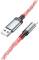 Миниатюра HOCO USB 2.0 AM to Lightning 1.0m U112 Shine gray 6931474788801, фото 2