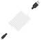Миниатюра HOCO USB 2.0 AM to Lightning 1.0m 2A silicone X21 black 6957531071365, фото 2
