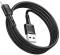 Миниатюра HOCO USB 2.0 AM to Lightning 1.0m 2.4A X83 black 6931474770868, фото 3