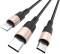 Миниатюра HOCO USB 2.0 AM to Lightning + USB-C + Micro 5P 1.0m 2A 6957531080275, фото 2
