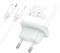 Миниатюра HOCO C104A USB-C PD20W + cable USB-C to Lightning white 6931474782908, фото 4