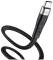 Миниатюра HOCO USB 2.0 AM to USB-C 1.0m 3A silicone X53 black 6931474738097, фото 2