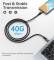 Миниатюра Choetech Choetech USB-C 4 G3 240W 8K 2m XCC-1042, фото 7