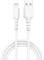 Миниатюра Grand-X USB 2.0 AM to Lightning 1.0m 2.4A white PL-05W, фото 1