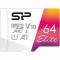Миниатюра Silicon Power 64GB microSDXC class 10 UHS-I U1 A1 Elite Color SP064GBSTXBV1V20SP, фото 1