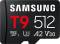 Миниатюра Samsung 512GB microSDXC class 10 UHS-I U3 V30 A2 T9 MB-MH512T/WW, фото 1