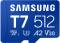 Миниатюра Samsung 512GB microSDXC class 10 UHS-I U3 V30 A2 T7 MB-MB512T/WW, фото 1