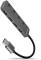 Миниатюра AXAGON USB 3.1 to 4xUSB 3.0 0.2m switch black HUE-MSA, фото 1