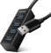 Миниатюра AXAGON USB 3.1 to 4xUSB 3.0 0.2m black HUE-M1A, фото 1