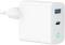 Миниатюра Gembird 1xUSB-C PD30W + 1xUSB QC3.0 LED white TA-UC-PDQC30L-W-01, фото 4