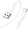 Миниатюра HOCO USB 2.0 AM to USB-C 1.0m 3A X83 white 6931474770912, фото 3