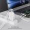 Миниатюра XO QC16U 1xUSB-C PD30W + 1xUSB QC3.0 GaN white XO-QC16U, фото 5