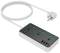 Миниатюра HOCO AC7A 3 роз, 3 USB, USB-C, 17W, 1,5м, Black/White AC7A/B, фото 1