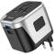 Миниатюра HOCO AC5 1 роз, 2 USB, 1,5м, Black/Gray AC5ABG, фото 3