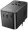 Миниатюра HOCO AC18A 1 роз, 2 USB, USB-C, 35W, 1,5м, Black AC18AB, фото 2