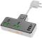Миниатюра HOCO AC11A, 2 роз, 3 USB, USB-C, 17W, 1,5м Black AC11AB, фото 4