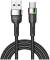 Миниатюра ESSAGER USB 2.0 AM to USB-C 1.0m 3A LED black EXCT-XCD01, фото 1