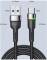 Миниатюра ESSAGER USB 2.0 AM to USB-C 1.0m 3A LED black EXCT-XCD01, фото 9