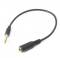 Миниатюра CABLEXPERT 3.5mm M to 3.5mm F 0.2m CCA-419, фото 1