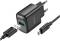 Миниатюра HOCO C140A Smart USB QC3.0 + USB to cable Micro Black 6942007627801, фото 3