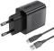 Миниатюра ACEFAST USB-A 20W + Type-C cable A90 Fast Charger Black 6974316280064, фото 6