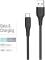 Миниатюра ColorWay USB 2.0 AM to USB-C 2.0m 3A textured PVC black CW-CBUC095-BK, фото 5