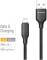 Миниатюра ColorWay USB 2.0 AM to Lightning 2.0m 3A TPE embossed black CW-CBUL102-BK, фото 5