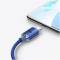 Миниатюра Baseus USB AM to USB-C 2.0m 6A 100W blue CAJY000503, фото 7