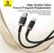 Миниатюра Baseus USB AM to USB-C 2.0m 60W black/gold P10377802U01-02, фото 7