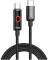 Миниатюра ColorWay USB-C to USB-C 1.0m 3A PD60W black CW-CBPDCC103-BK, фото 1