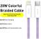 Миниатюра Baseus USB-C to Lightning 2.0m 20W purple CALD000105, фото 2
