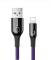 Миниатюра Baseus USB 2.0 AM to Lightning 1.0m 2.4A purple CALCD-05, фото 1