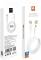 Миниатюра Wuw USB 2.0 AM to USB-C 1.0m 5A PVC white 6972573331635, фото 2