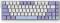 Миниатюра Ajazz NacodeX NK68 V2 Red Switch LED USB UA Purple/White NK68-V2-R-PWB, фото 2