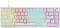 Миниатюра Ajazz AK690 Peach Mist Switch USB UA White AK690-PM-W, фото 1