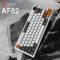 Миниатюра Ajazz AF82 Wireless/Bluetooth/USB UA Gray/White/Orange AF82-GWO, фото 5