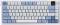 Миниатюра Ajazz AF82 Wireless/Bluetooth/USB UA Black/White AF82-BW, фото 2